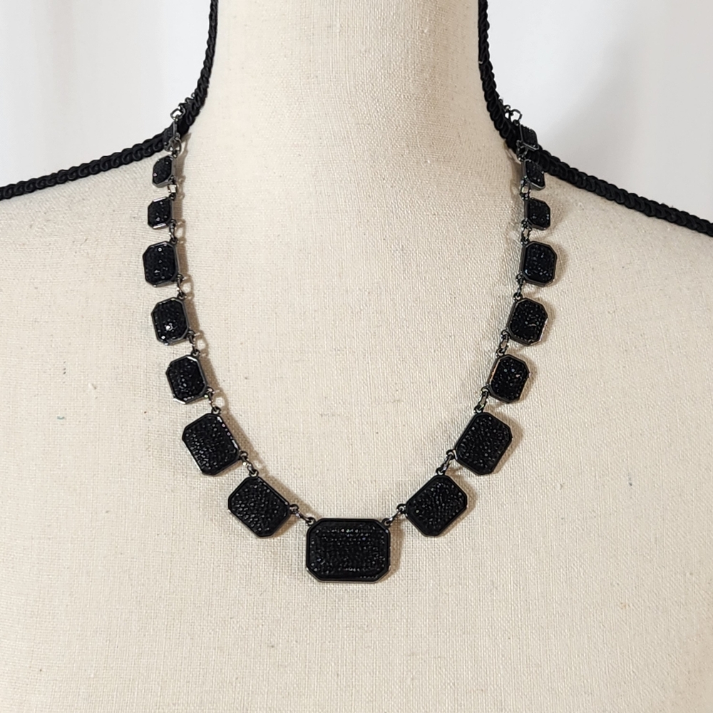 Black Tie Necklace